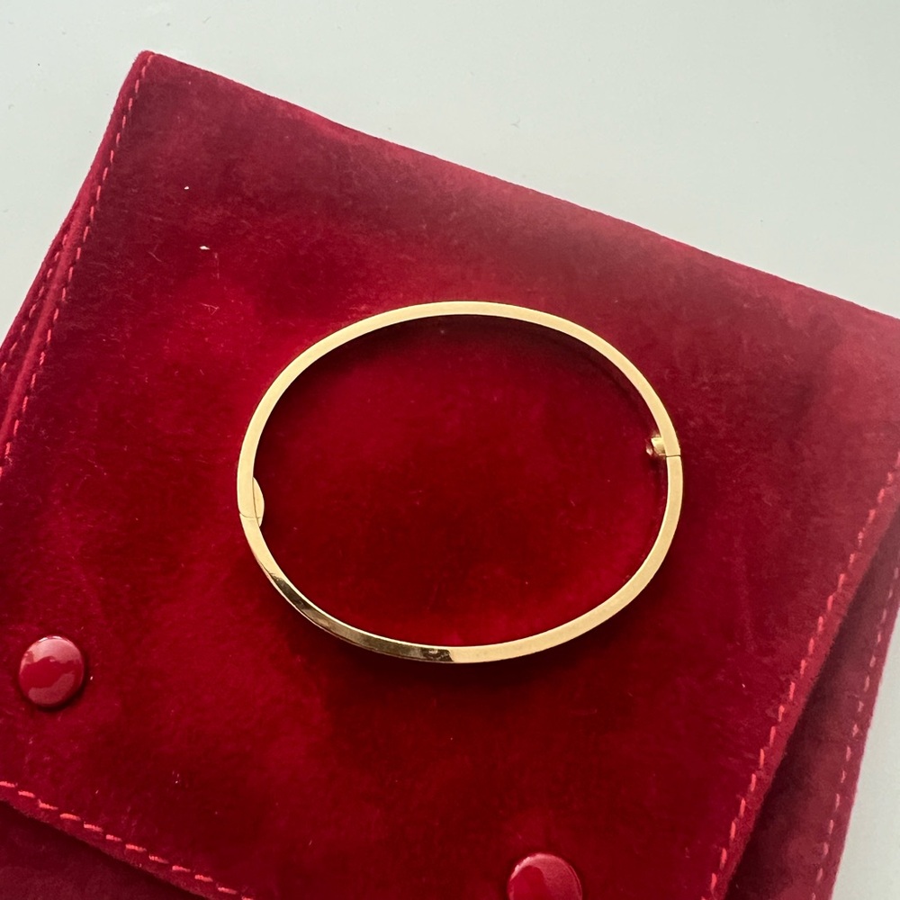 Cartier 18K Yellow Gold Small LOVE Bracelet 16